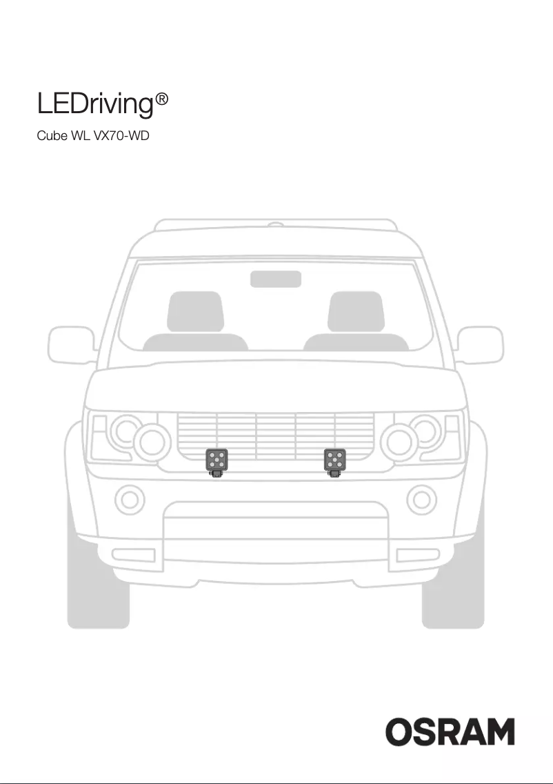 Image de la première page du manuel de l'appareil VX70-WD