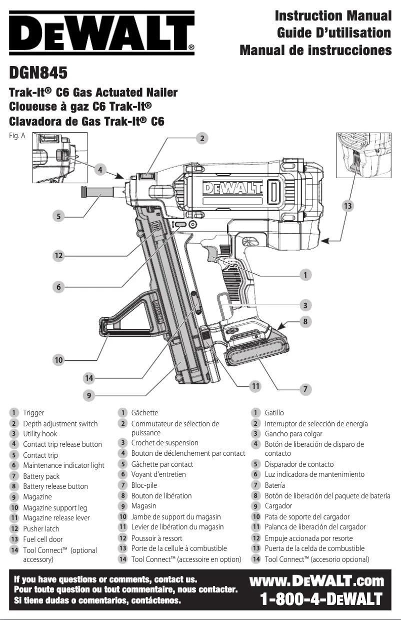 Image de la première page du manuel de l'appareil DC608B