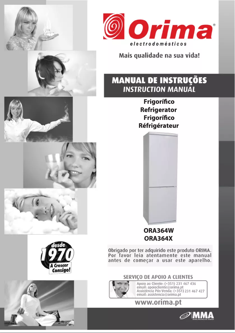 Image de la première page du manuel de l'appareil ORA 364 W