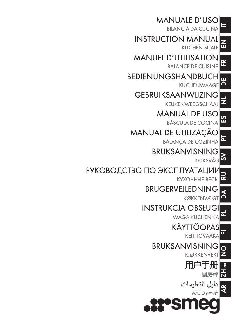 Page 1 de la notice Manuel utilisateur Smeg KSC01