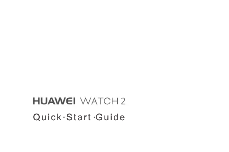 Image de la première page du manuel de l'appareil Watch 2