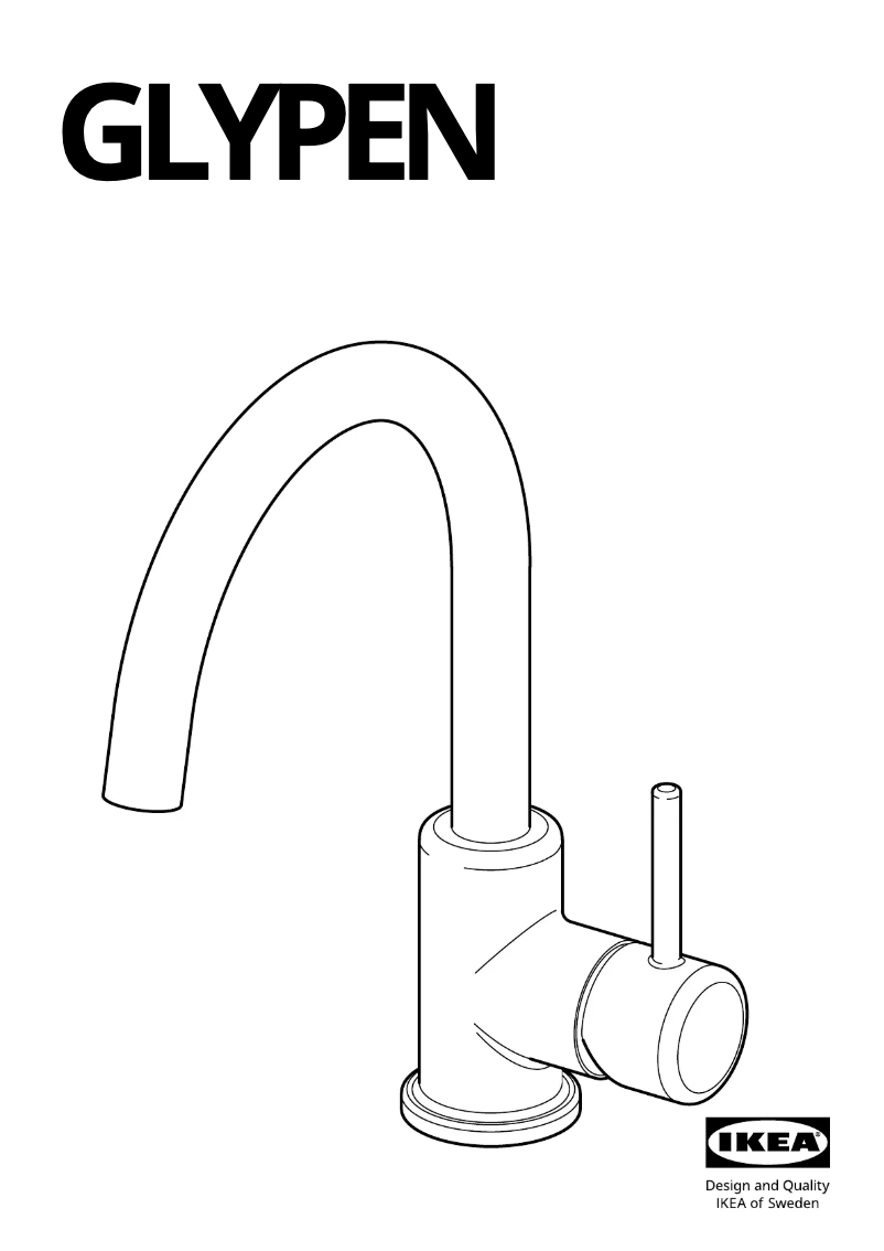 Image de la première page du manuel de l'appareil GLYPEN 004.423.76