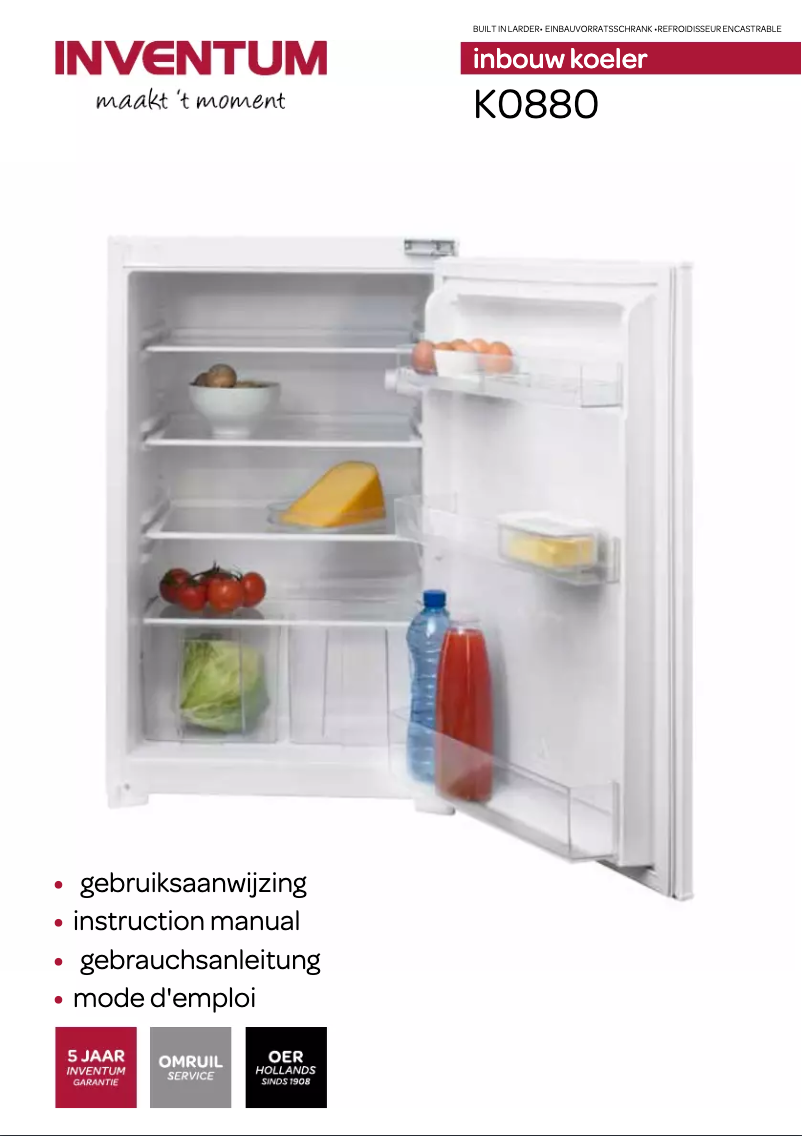 Image de la première page du manuel de l'appareil K0880