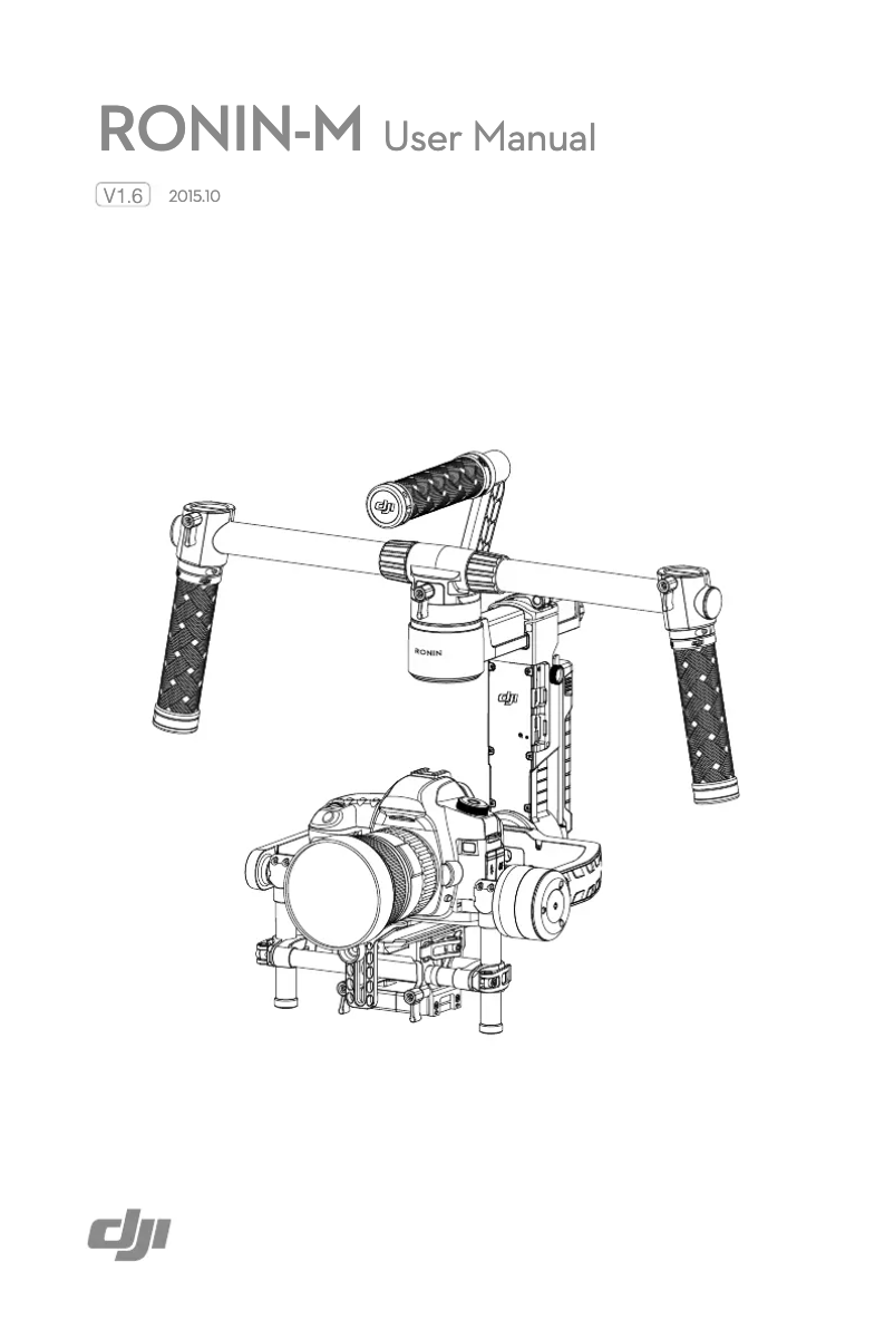 Page n°1 - Manuel utilisateur DJI Ronin-M