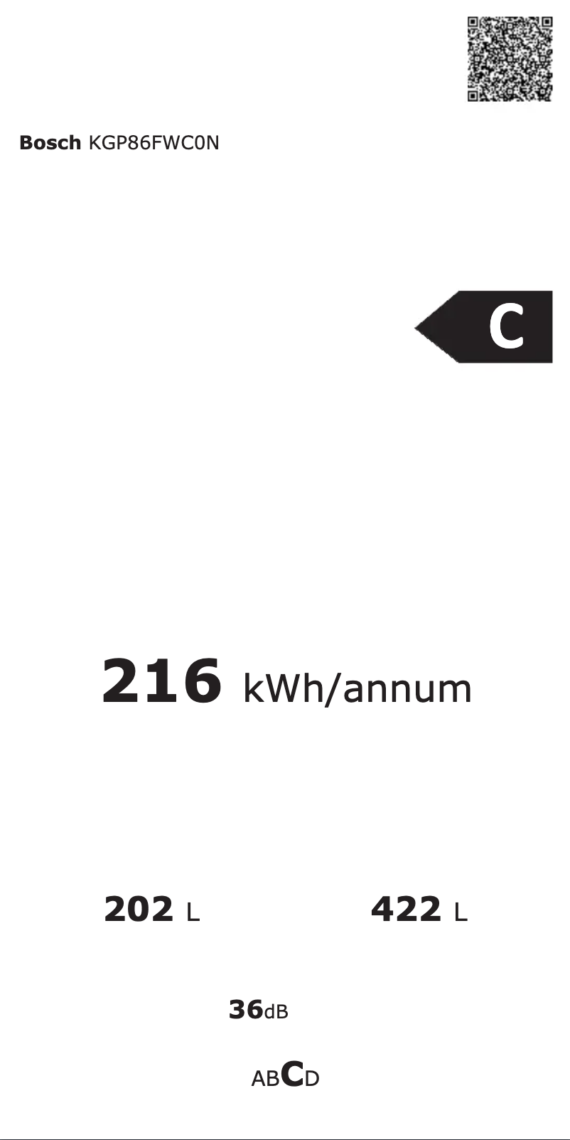 Page n°1 - Manuel utilisateur Bosch KGP86FWC0N