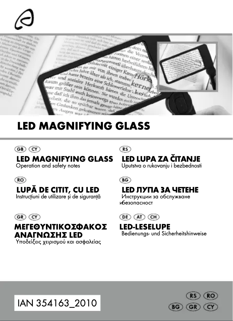 Imagen de la primera página del manual del dispositivo IAN 354163