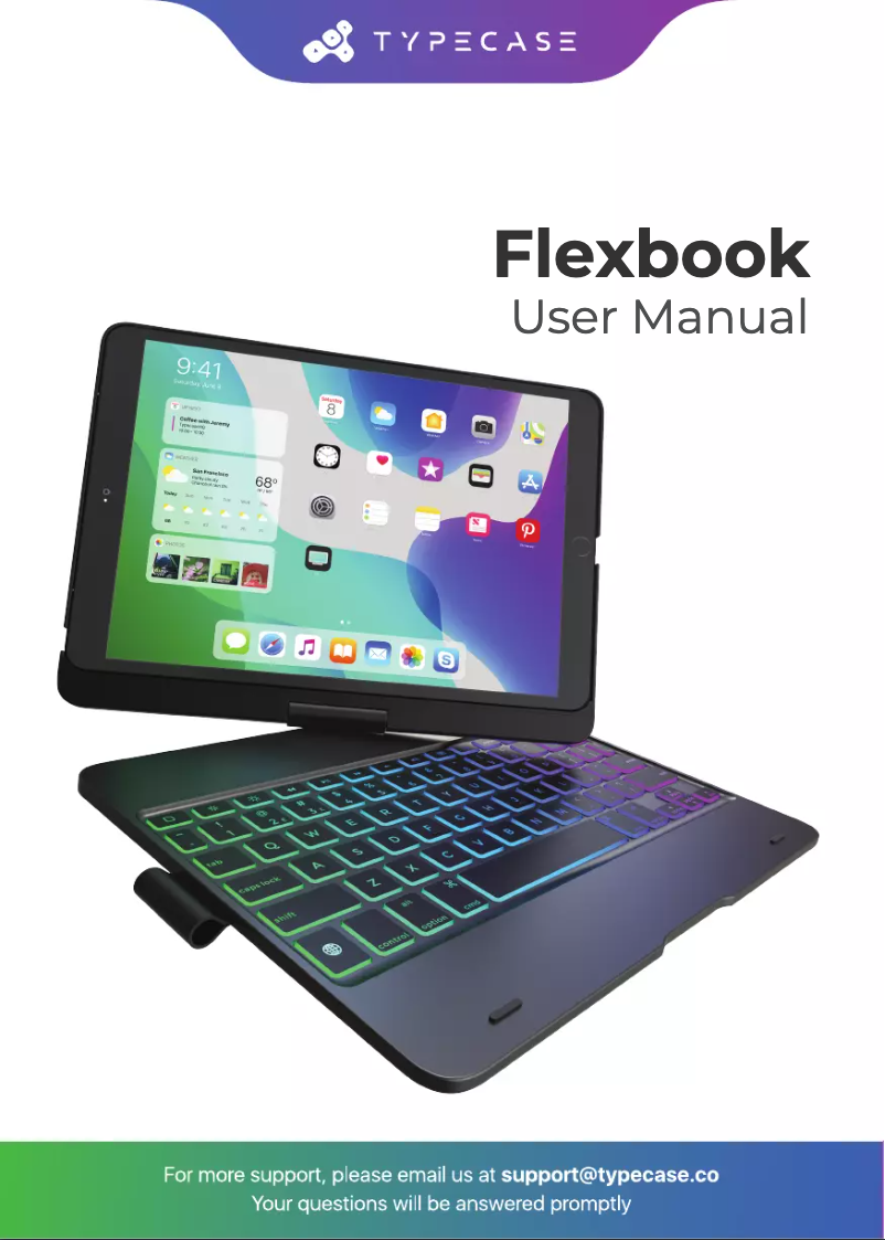 Page n°1 - Manuel utilisateur Typecase Flexbook