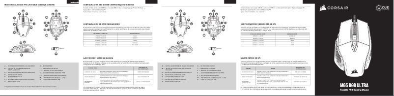 Image de la première page du manuel de l'appareil M65 RGB Ultra