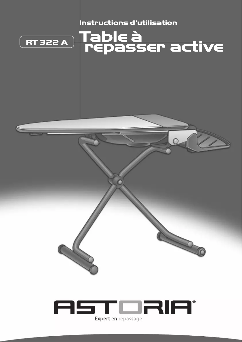 Imagen de la primera página del manual del dispositivo RT 322 A