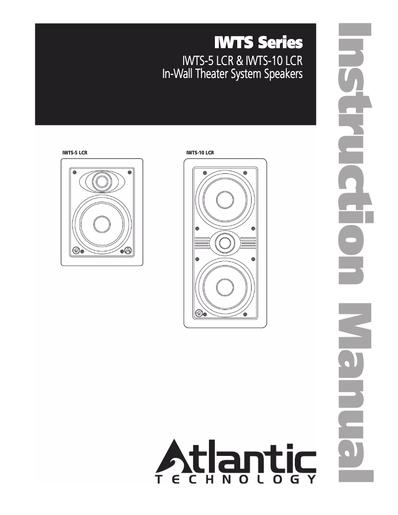 Image de la première page du manuel de l'appareil IWTS-5 LCR
