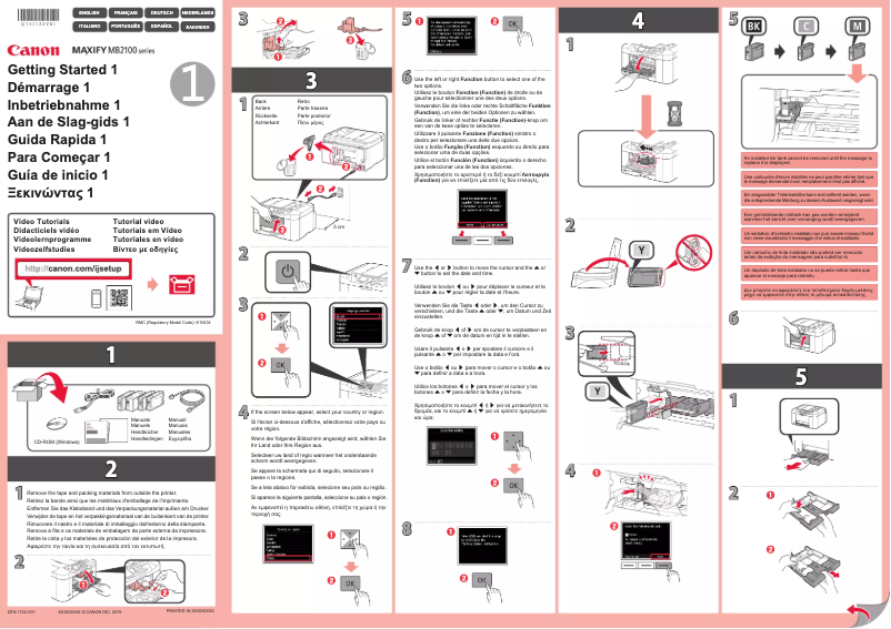 Page 1 de la notice Manuel utilisateur Canon MAXIFY MB2155