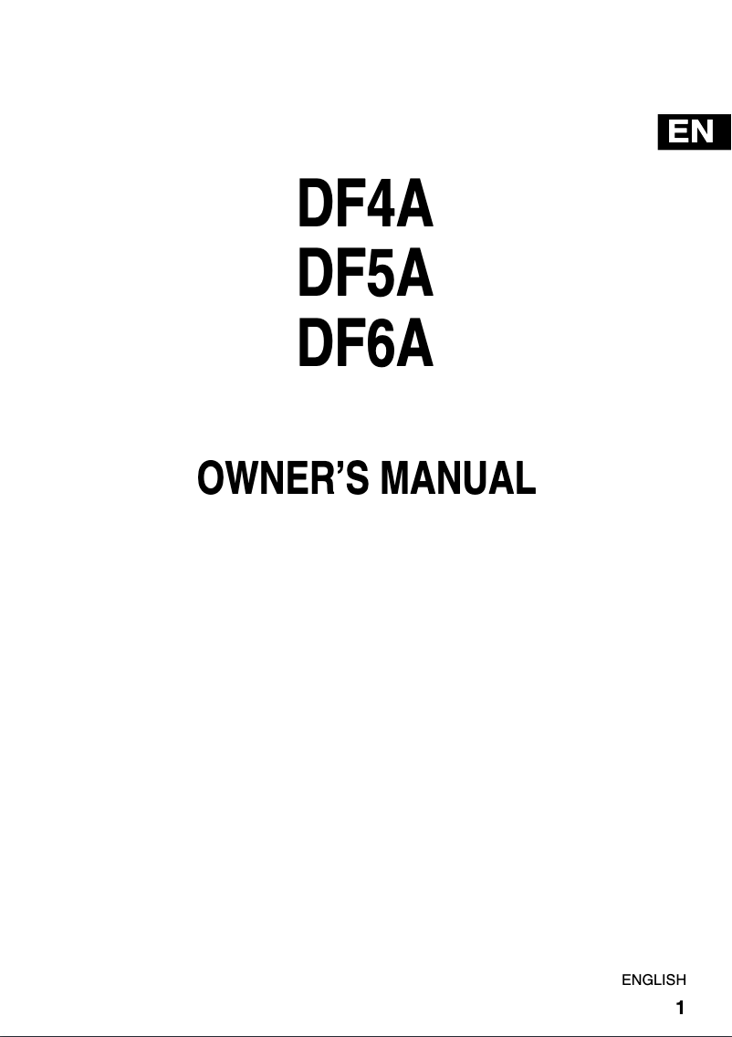 Image de la première page du manuel de l'appareil DF6A