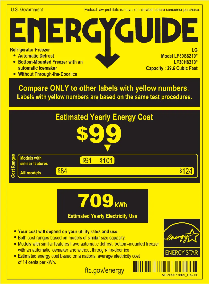 Image de la première page du manuel de l'appareil LF30S8210S