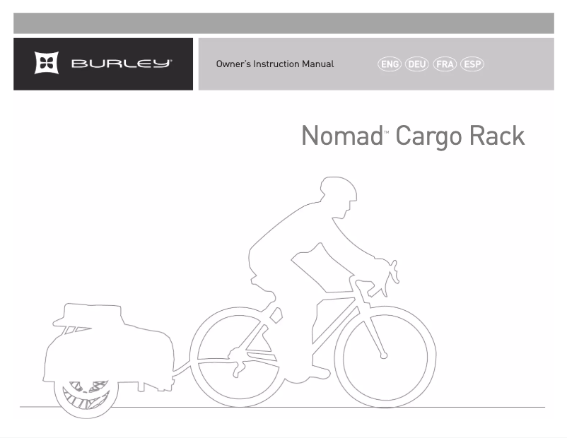 Página 1 del manual Manual de usuario Burley Nomad Cargo Rack