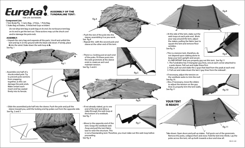Image de la première page du manuel de l'appareil Tundraline