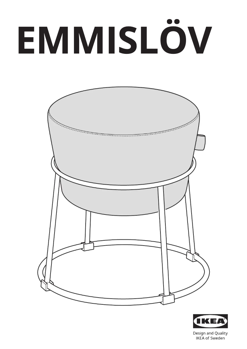 Page 1 de la notice Manuel utilisateur Ikea EMMISLÖV 305.727.38