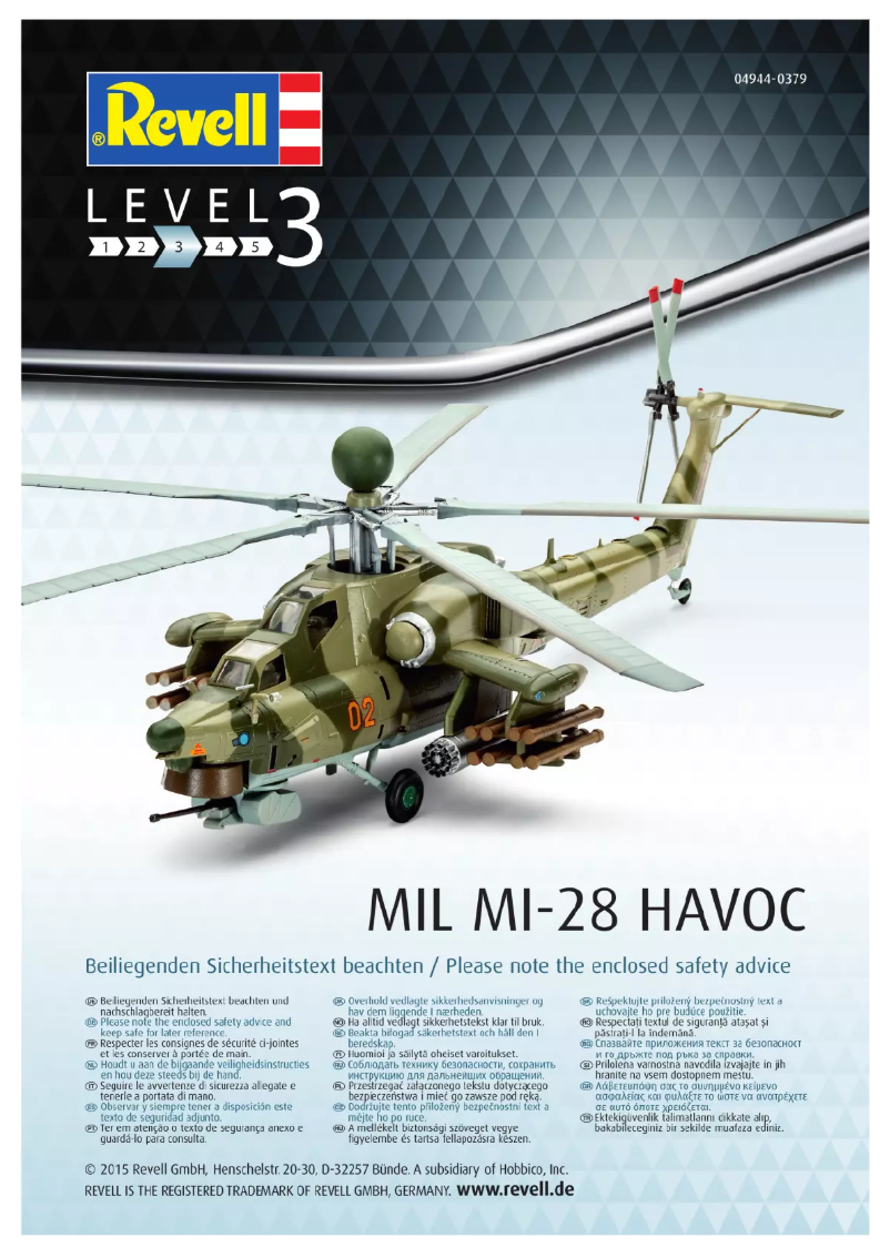 Image de la première page du manuel de l'appareil MIL Mi-28N HAVOC
