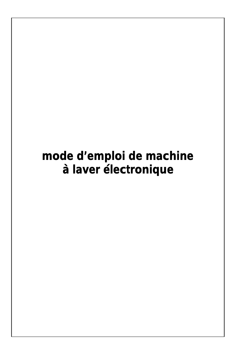 Page n°1 - Manuel utilisateur AVEA A1007