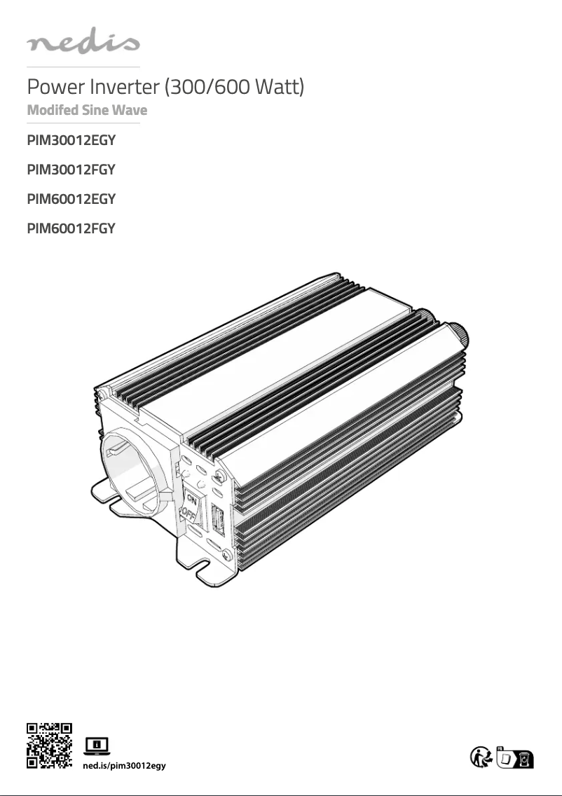 Page n°1 - Manuel utilisateur Nedis PIM30012FGY
