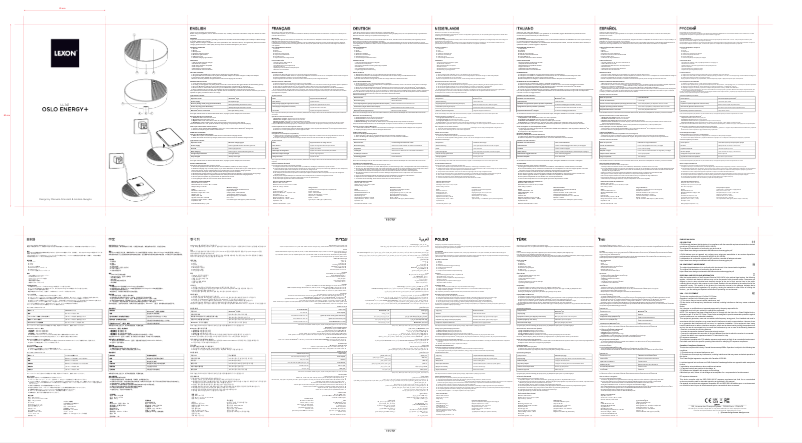 Página 1 del manual Manual de usuario Lexon Oslo Energy+