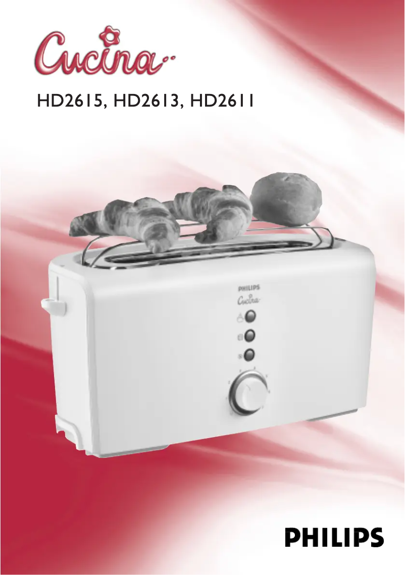 Page 1 de la notice Manuel utilisateur Philips HD2615
