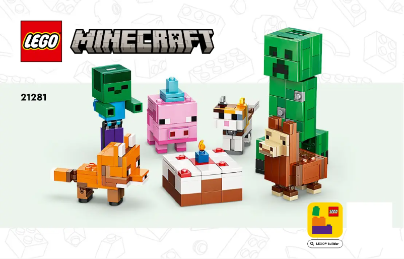 Page 1 de la notice Manuel utilisateur Lego Minecraft 21281