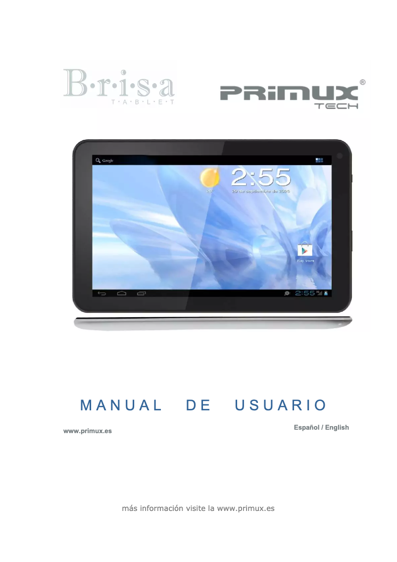 Page n°1 - Manuel utilisateur Primux Brisa