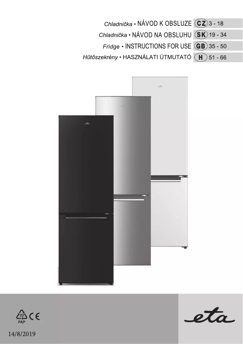 Image de la première page du manuel de l'appareil 237490020