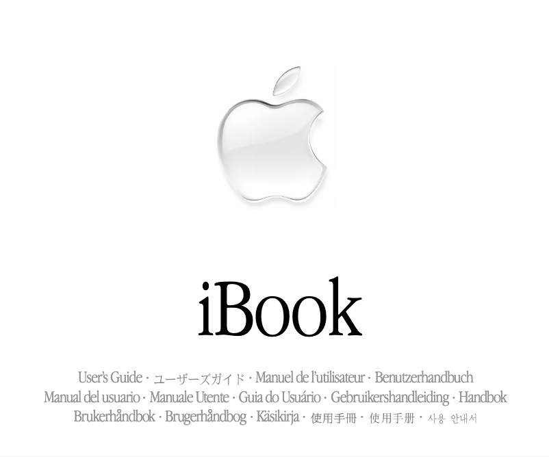 Page n°1 - Manuel utilisateur Apple iBook G3