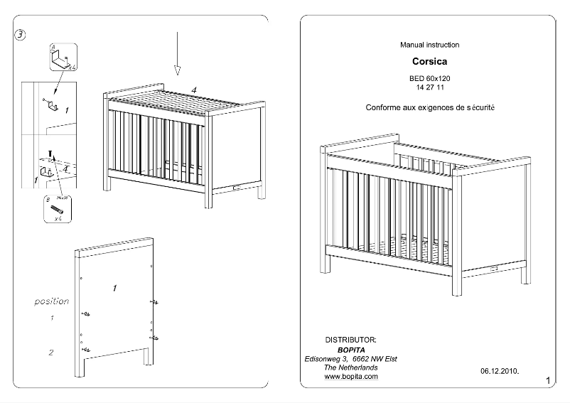 Image de la première page du manuel de l'appareil Corsica