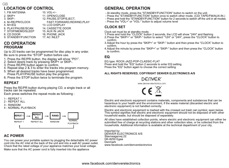 Image de la première page du manuel de l'appareil TCP-39PINK