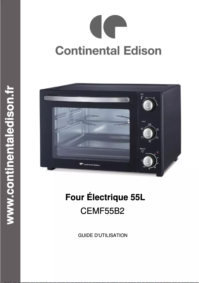Page 1 de la notice Manuel utilisateur Continental Edison CEMF55B2