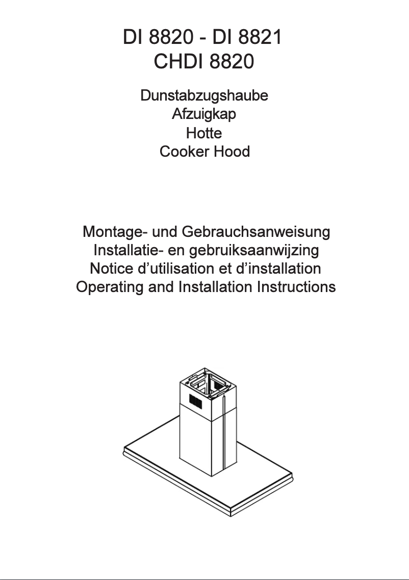Page n°1 - Manuel utilisateur AEG-Electrolux DI 8821 M