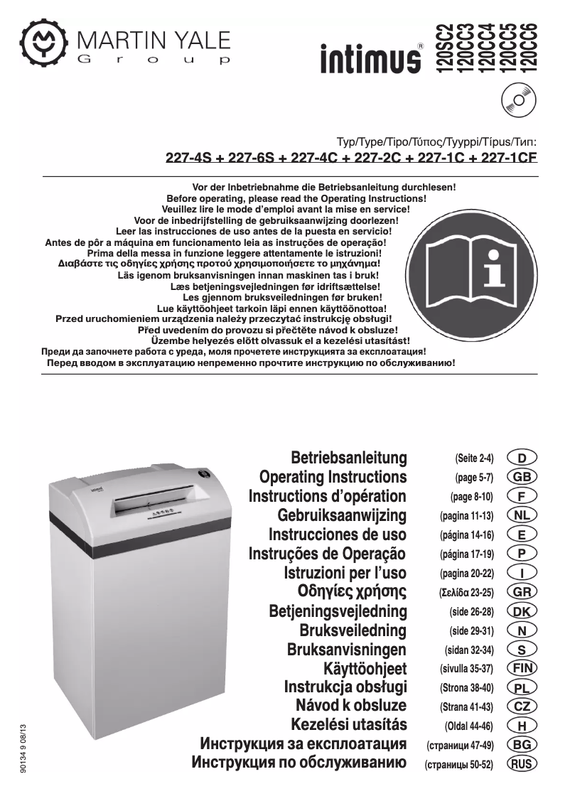 Page 1 de la notice Manuel utilisateur Intimus 120 SC2