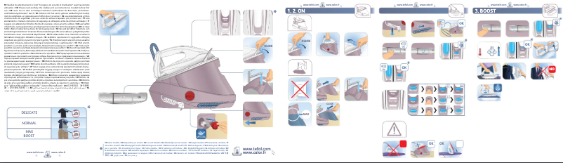 Page n°1 - Manuel utilisateur Tefal Pro Express Ultimate II GV9711