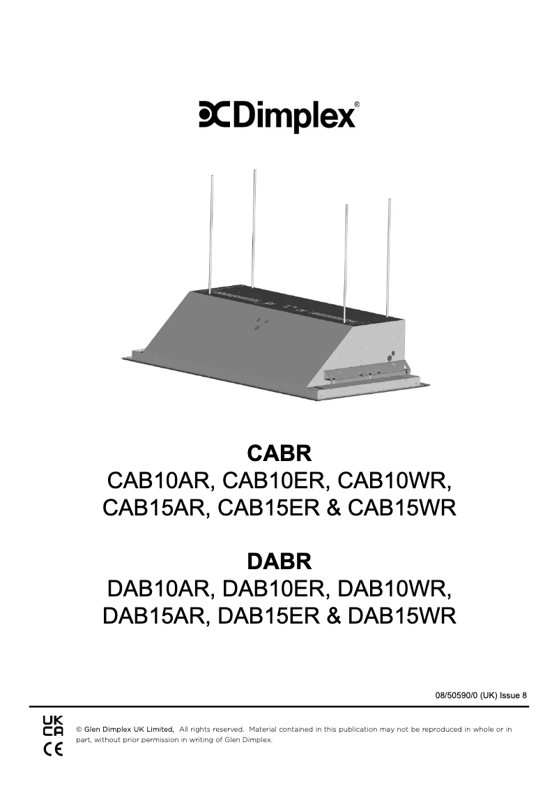 Página 1 del manual Manual de usuario Dimplex DAB15AR
