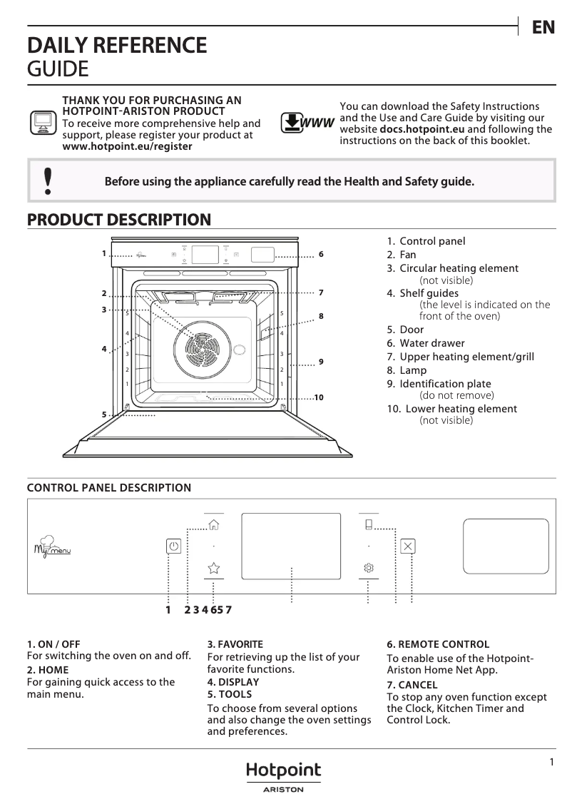 Image de la première page du manuel de l'appareil FI9 P8P2 SH IX HA