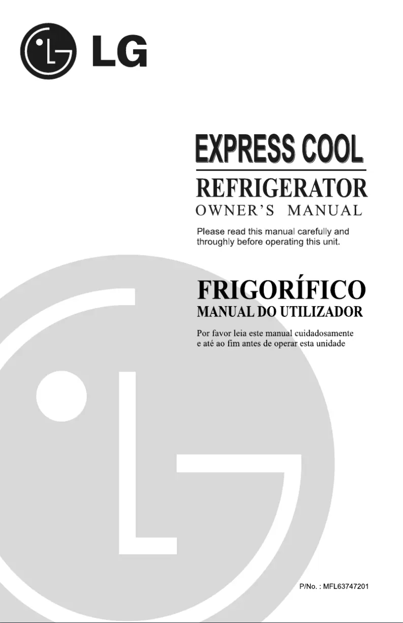 Page 1 de la notice Manuel utilisateur LG GL-320OML