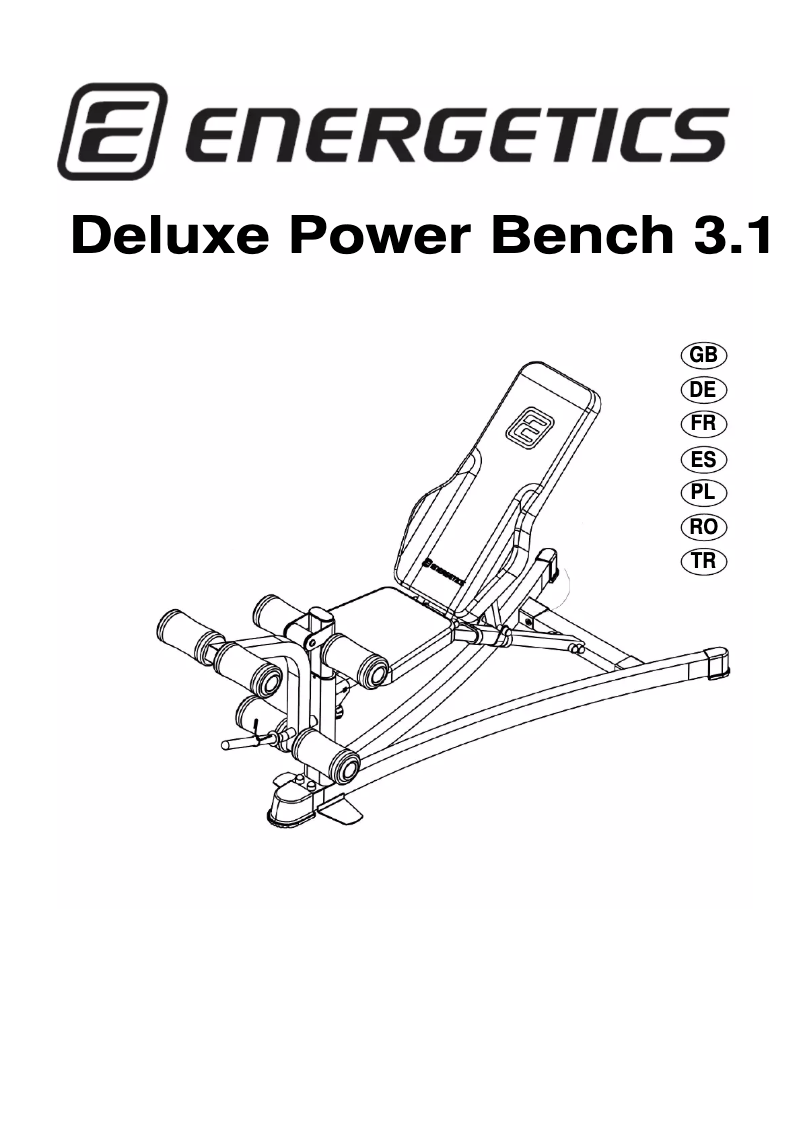 Page 1 de la notice Manuel utilisateur Energetics Deluxe Power Bench 3.1