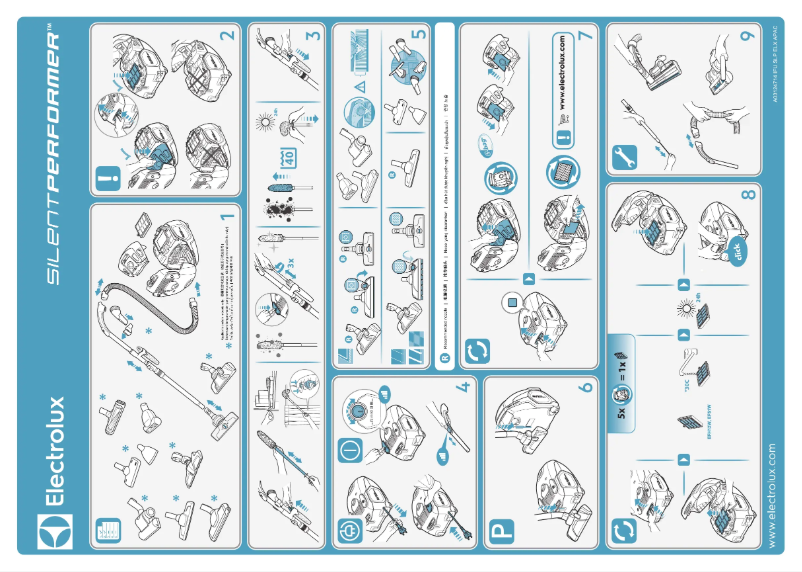 Page n°1 - Manuel utilisateur Electrolux Silent Performer ZSP2320T