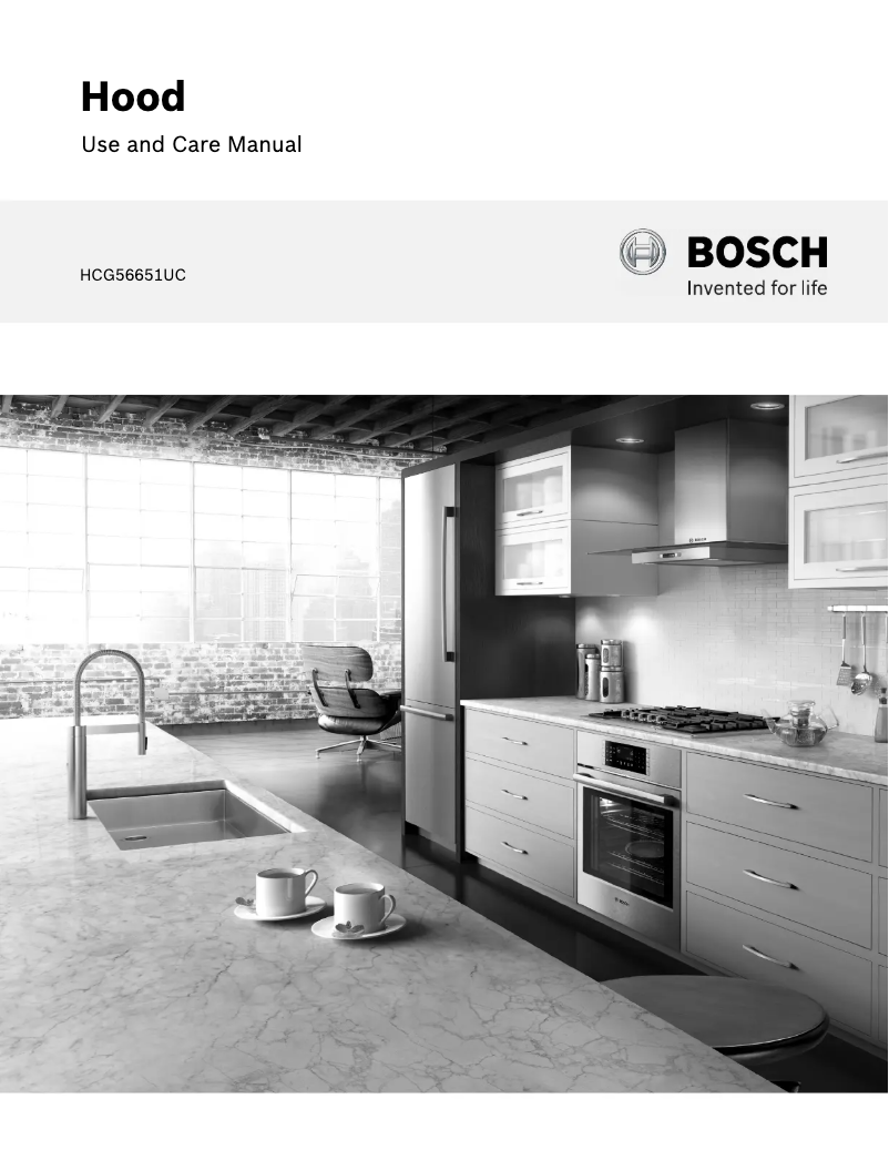 Page 1 de la notice Manuel utilisateur Bosch HCG56651UC