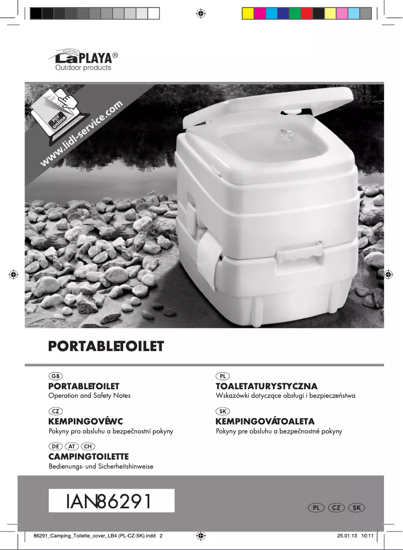 Page n°1 - Manuel utilisateur La Playa IAN 86291