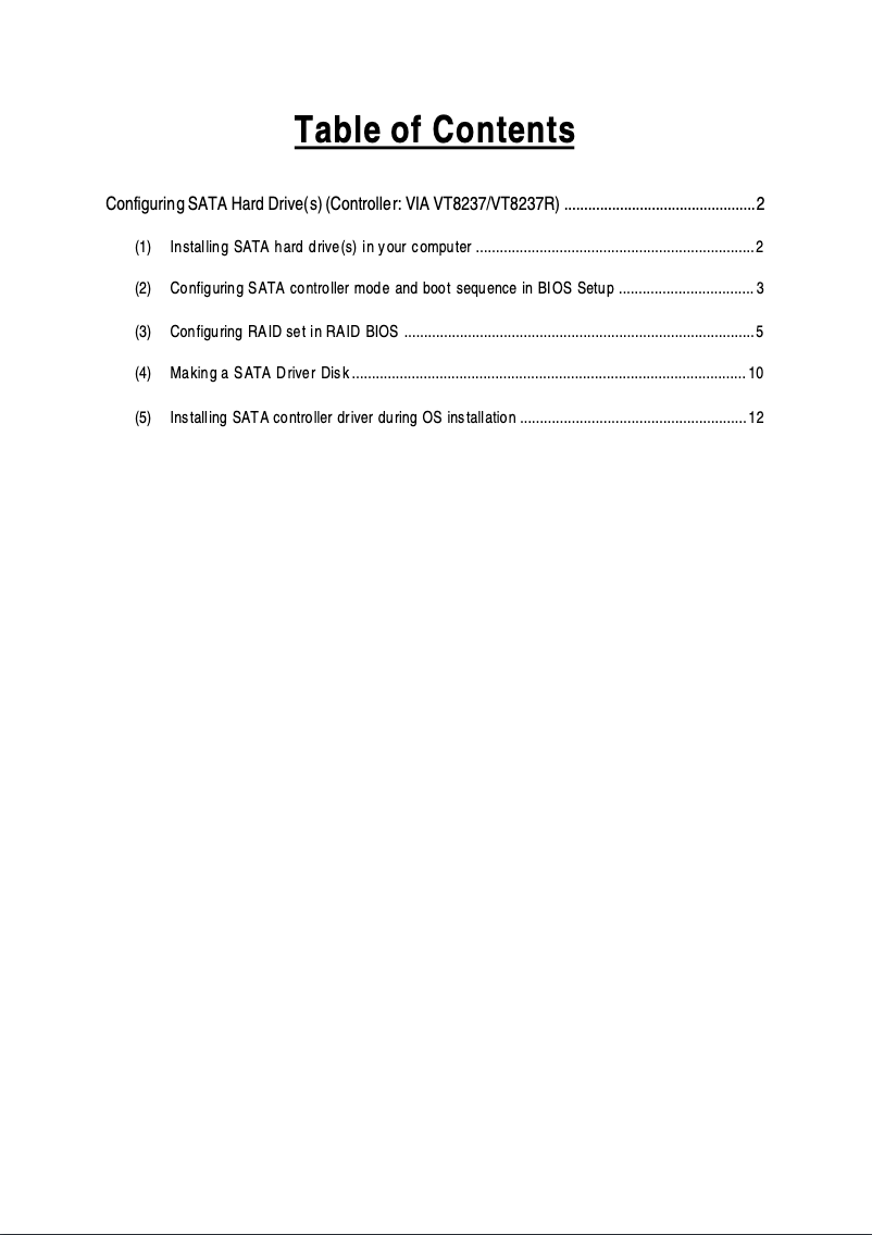 Page 1 de la notice Guide d'installation Gigabyte GA-7VT880 Pro