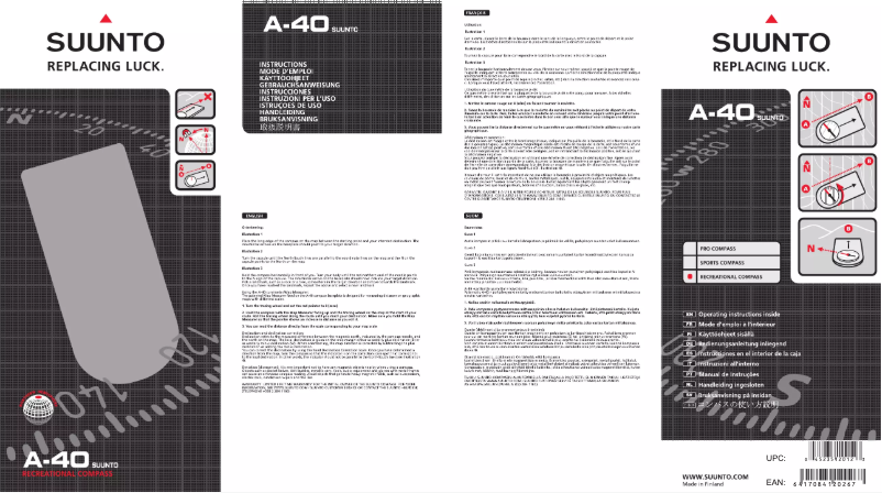 Página 1 del manual Manual de usuario Suunto A-40