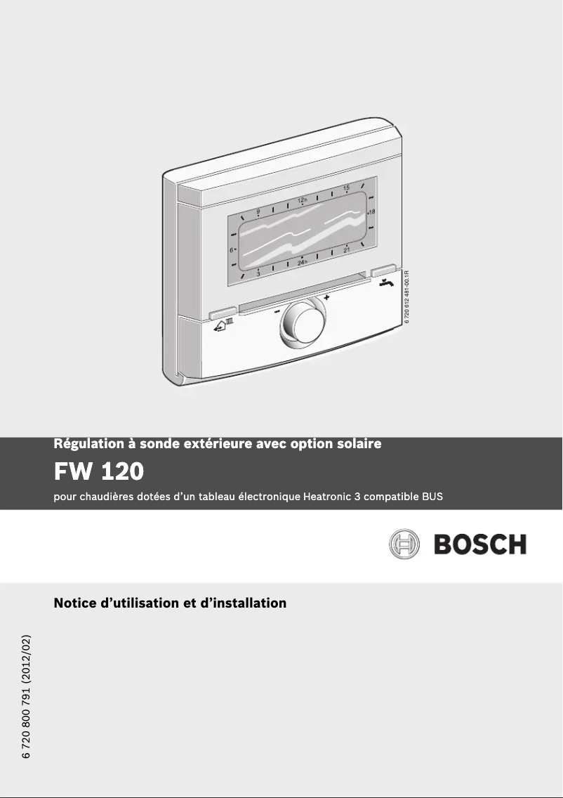Page 1 de la notice Manuel utilisateur Bosch FW120