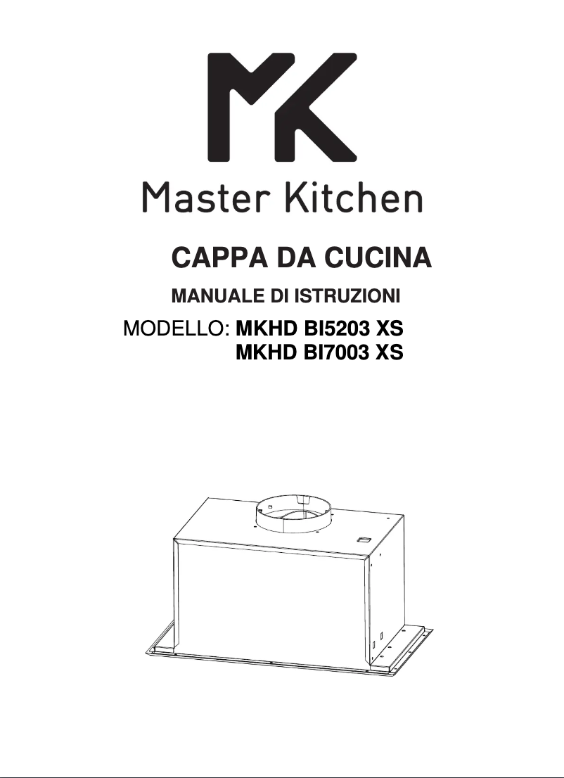 Page 1 de la notice Manuel utilisateur Master Kitchen MKHD BI5203 XS