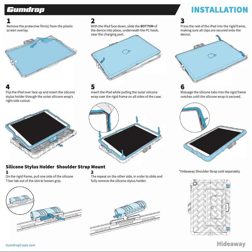 Image de la première page du manuel de l'appareil Hideaway