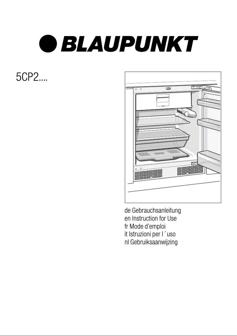 Page 1 de la notice Mode d'emploi Blaupunkt 5CP 21020