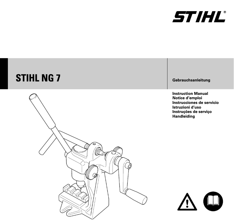 Page n°1 - Manuel utilisateur Stihl NG 7