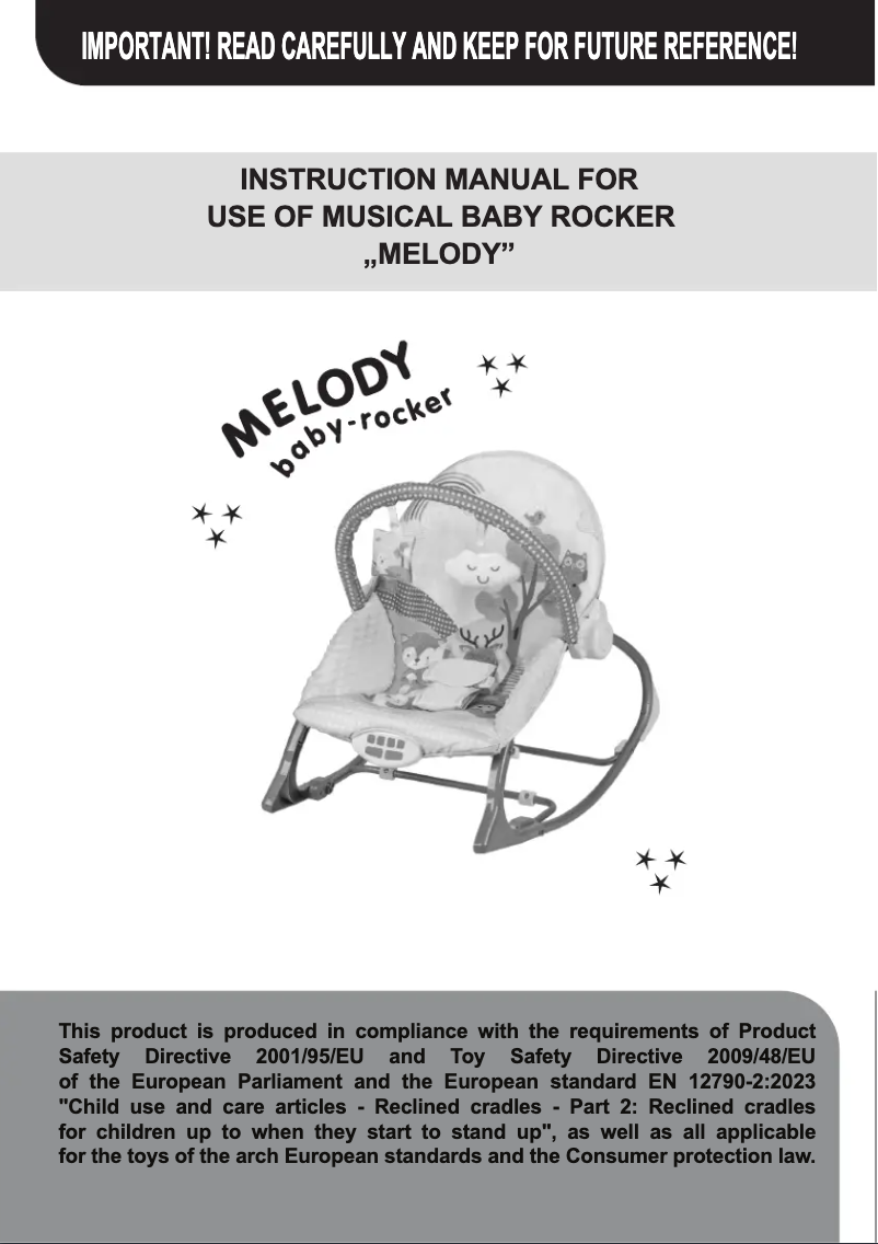 Page n°1 - Manuel utilisateur Chipolino Melody
